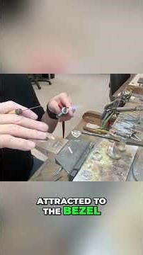 Mastering Solder Flow: The Heat Trick for Perfect Bezels #shorts