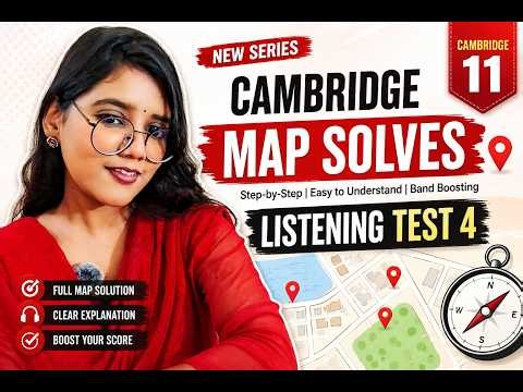 IELTS Listening MAP Questions Made EASY! | Cambridge 11 Test 4 | Step-by-Step Solve