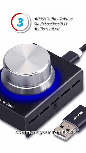 3 USB Desktop Volume controllers for your PC! 🎵