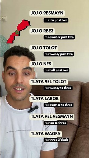 How to Tell the Time in Moroccan Darija 🕒🇲🇦 | Learn Time Expressions in Moroccan Arabic