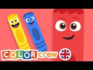 Toddler Learning Video | Color Crew - All Colours | @BabyFirst Learn Colors, ABCs, Rhymes & More ​