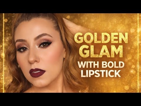 Golden Glam Makeup Tutorial ✨ Soft Golden Eye Makeup | Full Face Glam
