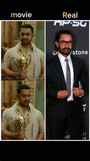 Dangal Cast: Real Life vs Reel Life! 😱 #shorts