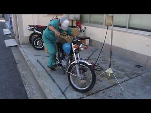 CB125JX エンジン キック 一発 始動 マフラー 音はこんな感じです。