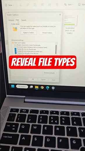 Fix This NOW: Show File Extensions in Windows