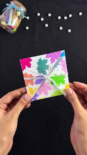 DIY Square Envelope – No Glue, No Scissors! | Easy Paper Folding Tutorial #shorts