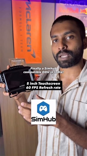 Racegrid Simulations Kochi on Instagram: "Touch screen enabled DDU compatible with simhub! That’s a first in India! DM us for orders!"