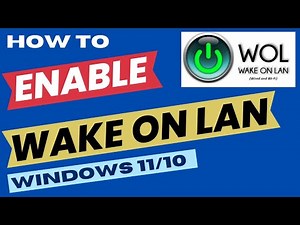 Enable Wake on LAN in Windows 11 / 10