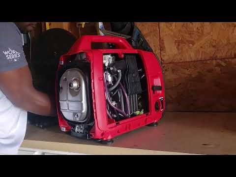 Honda Eu2000i generator plastic cover replaced (part 1)