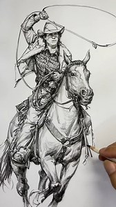 113K views · 2.5K reactions | western cowboy #pencildrawing #pencilart #artwork #pencilsketch #portraitdrawing #usa #artist #europe #unitedstates | PencilArt | Facebook