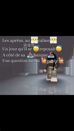C'est l'histoire d'un p'tit pêcheur | #roblox | #robloxtrend
