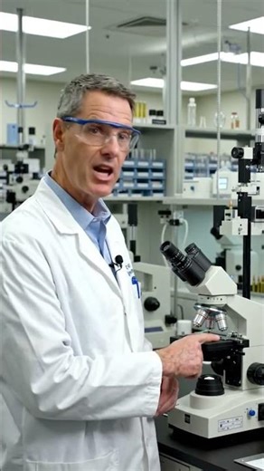 Forensic ballistics examiner talking about Comparison microscope