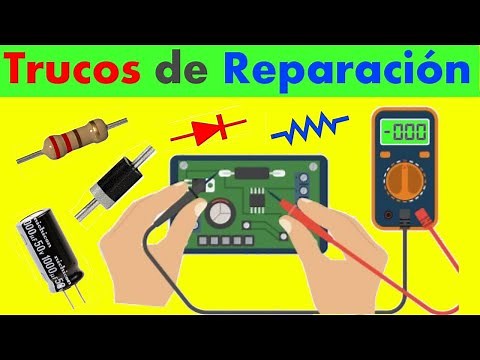 Como medir componentes electrónicos sobre la placa paso a paso!