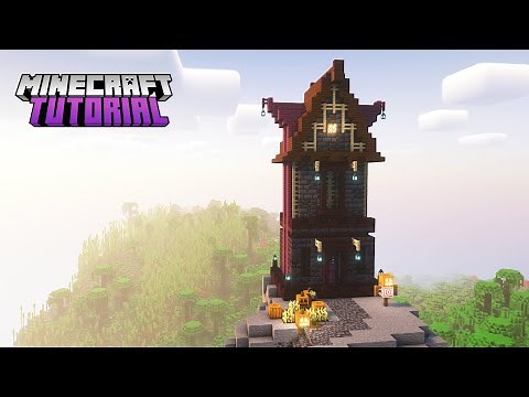 Minecraft | Halloween Vampire Starter House | Tutorial