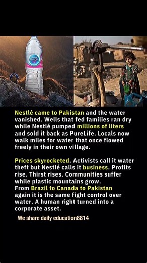 Nestlé arrived in Pakistan with promises of development and access to clean water, yet many loca
