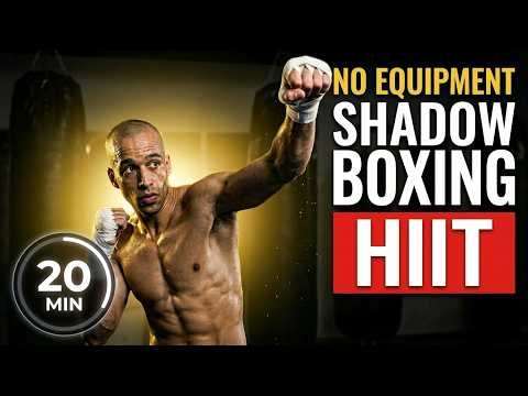 Level Up Shadow BOXING HIIT Workout - Follow along Boxing Shred