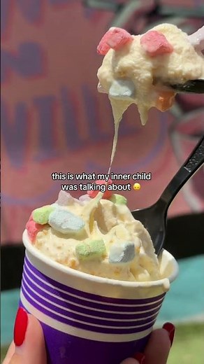 🥹 A cup full of cereal-topped ice cream from WannaSpoon Cereal Bar in Nashville