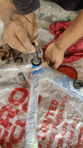 How to assemble a MTB bicycle axle #mtb #cycle #trending #shorts