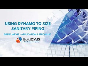 Using Dynamo to Size Sanitary Piping