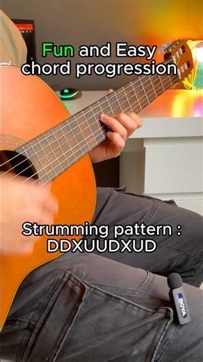 Easy chord progression you can try now ! #guitar #guitarchords