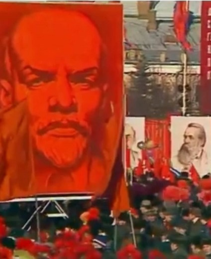 Commemoration of the October Revolution in Moscow 1978