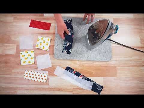 Sew 4 Easy Bookmarks with Free Sewing Patterns - Easy Beginner Sewing Project that uses Scrap Fabric