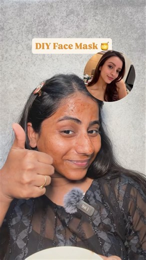 Trying DIY mask by TRIPTI DIMRI✨ #ashortaday #diy #skincare #beautyhacks #youtubeshorts #celebrity