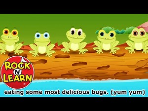 Five Little Speckled Frogs - With Lyrics - Videos For Kids