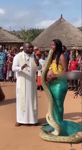 A woman was delivered from Marine power