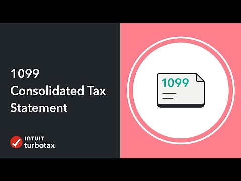 What is a 1099 consolidated tax statement? - TurboTax Support Video