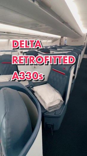 Delta A330 Retrofitted Interior Tour | Aviation Upgrades