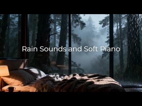 Rain Sounds - Relaxing Piano and Soft Rain - Healing Sleep Music for Insomnia and Deep Rest