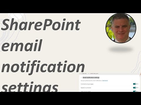 How to Set your SharePoint email notification preferences ?