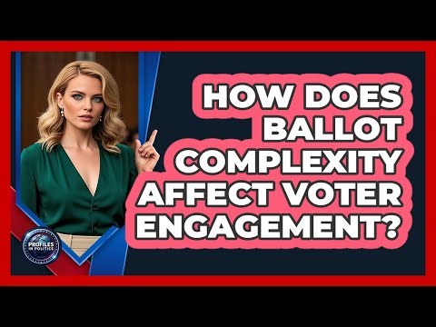 How Does Ballot Complexity Affect Voter Engagement?