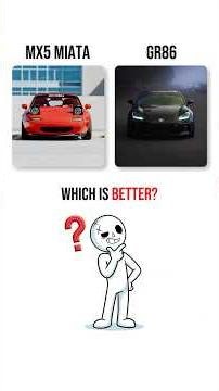 Which better Mazda MX-5 Miata or Toyota GR86?
