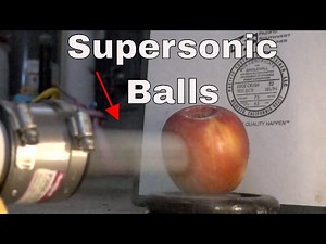 Shooting Fruit With Supersonic Ping Pong Balls | First Vacuum Cannon Test