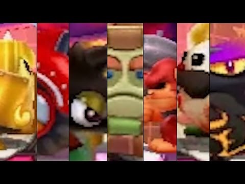 Kirby Triple Deluxe (3DS) - All Mini Bosses (DX) (No Damage / True Arena)