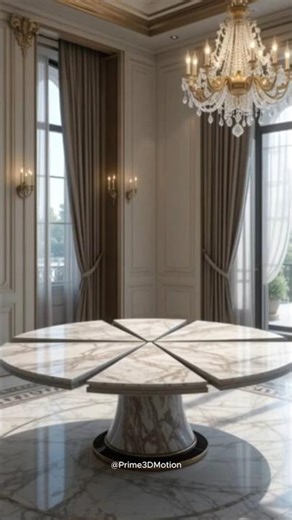 Modern Design Innovation: Dual Shape Dining Table