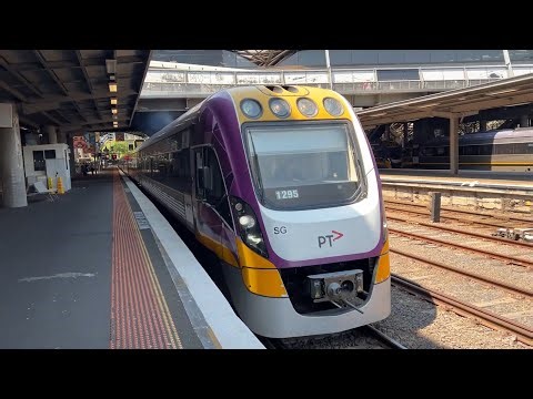 V/Line VS95 & VS93 Departing Southern Cross Station to Albury