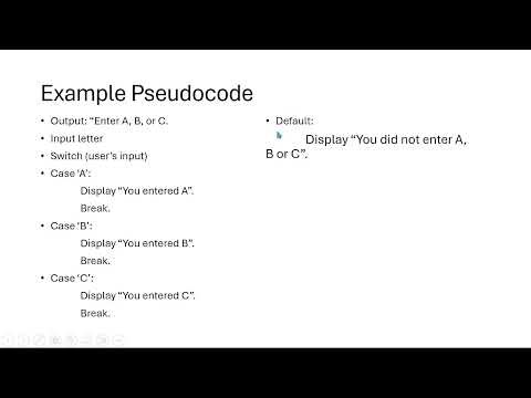 Switch Case Statements In C++