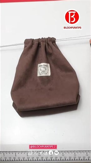 Drawstring Bag Sewing Tutorial