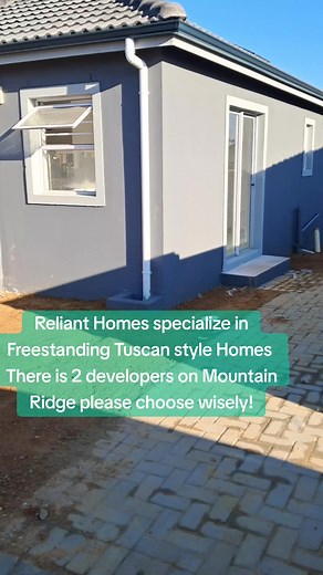 Exclusive Freestanding Tuscan Style Homes by Reliant Homes