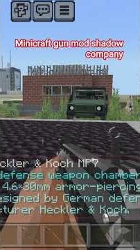 minicraft gun mod shadow company review #minecraft #mod #guns #warzone #callofduty