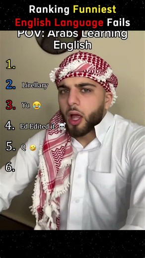 Ranking Funniest English Language Fails