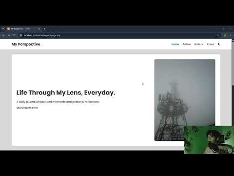 Implementasi PHP Native untuk Efisiensi Web Portofolio "My Perspective"