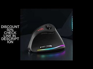 ZELOTES F18 Vertical Ergonomic Mouse 2.4G Wireless Mouse Bluetooth 24000DPI with Programming Gaming