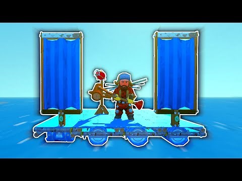 I Sailed on the Ocean to Rescue an NPC! (Raft Mechanic Ep.2)