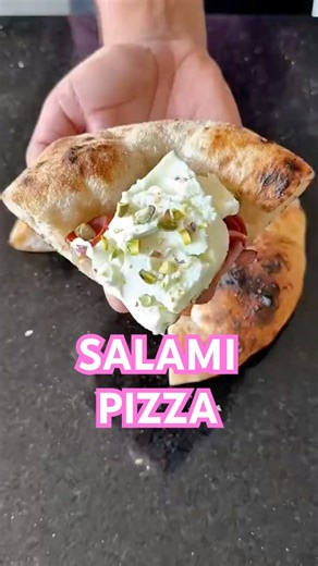 🎧🍕 ASMR Salami Pizza | Satisfying Crunch & Cheese Pull 🔥