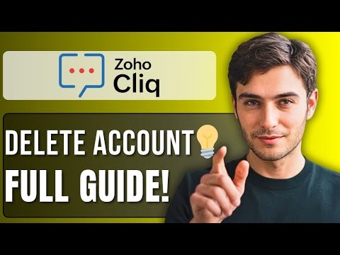How to Delete Zoho Cliq Account | Step-by-Step Guide