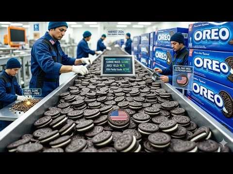Inside a $1 Billion Oreo Factory – How Millions of Cookies Are Made Daily | Made in USA